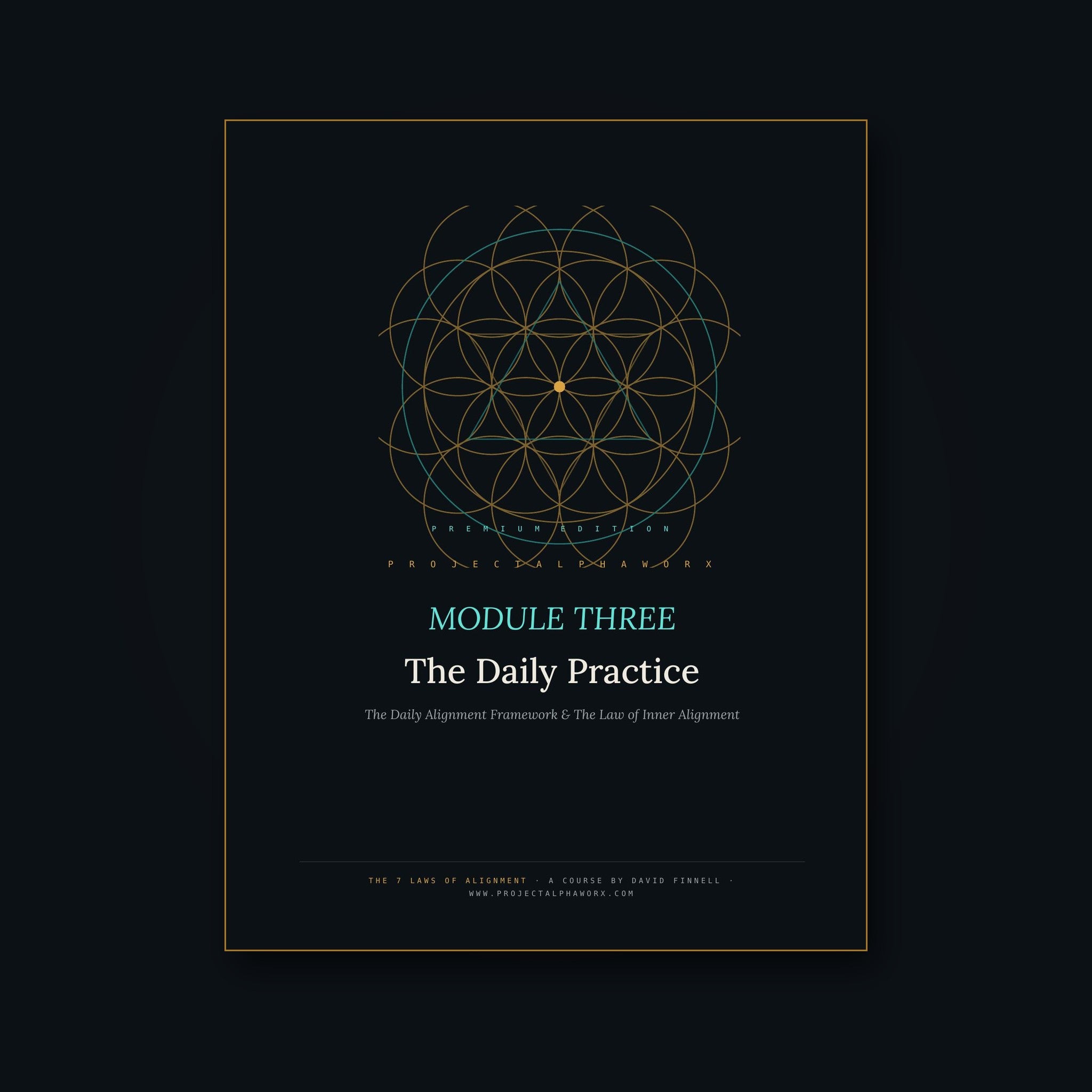 The Daily Practice — Module 3 of The 7 Laws of Alignment (Premium PDF Course)
