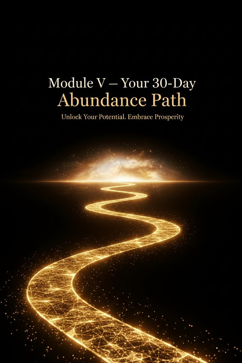 The Abundance Code — Module V: Your 30-Day Abundance Path